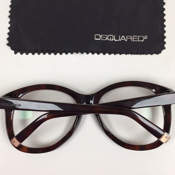 DSQUARED Unisex Tortoise Optical Frames RX Lenses Made in Italy Never Used - Picture 6 of 7